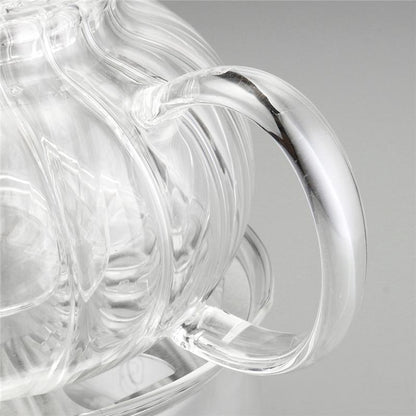 Skorter | Crystal Clear Glass Teapot Set
