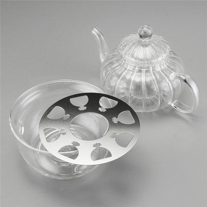 Skorter | Crystal Clear Glass Teapot Set