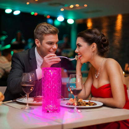 Skorter | Crystal Diamond Rose Table Lamp