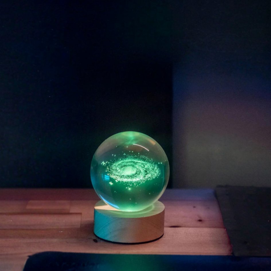 Crystal Galaxy Glowing Planetary Lamp Ball™️ - SKØRTER