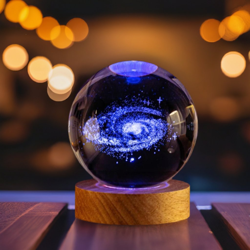 Crystal Galaxy Glowing Planetary Lamp Ball™️ - SKØRTER