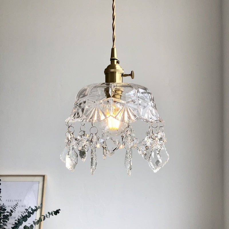 Crystal Sparkle Glass Pendant Lamp - SKØRTER