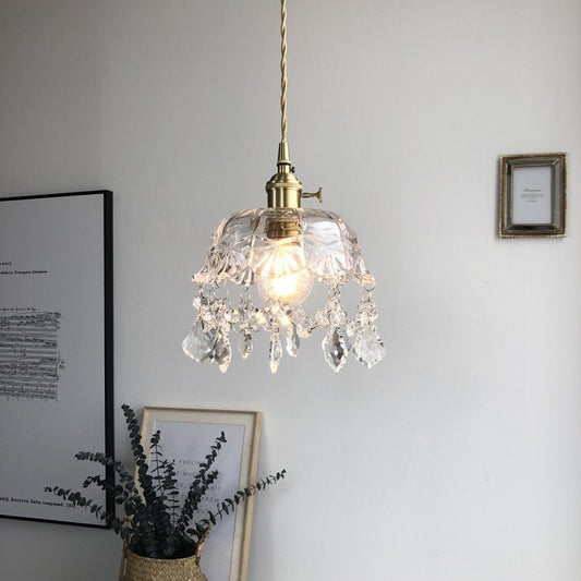 Crystal Sparkle Glass Pendant Lamp - SKØRTER