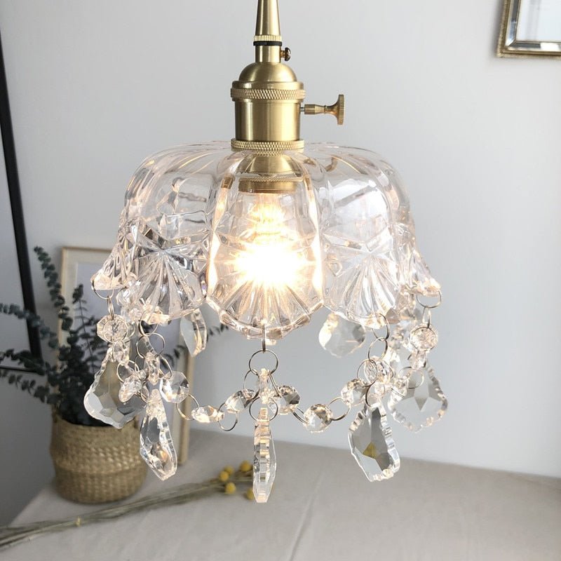 Crystal Sparkle Glass Pendant Lamp - SKØRTER