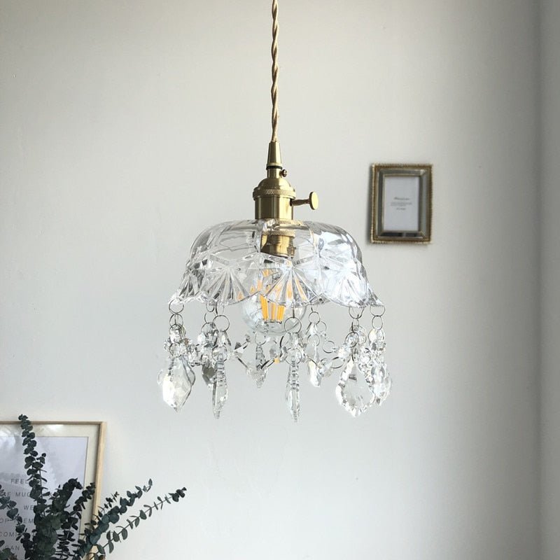 Crystal Sparkle Glass Pendant Lamp - SKØRTER