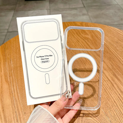 Skorter | CrystalMag – Clear MagSafe Compatible Case for iPhone 11-17 Series