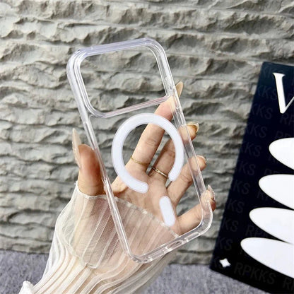 Skorter | CrystalMag – Clear MagSafe Compatible Case for iPhone 11-17 Series