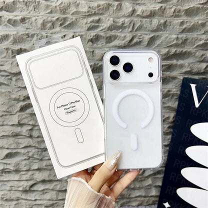 Skorter | CrystalMag – Clear MagSafe Compatible Case for iPhone 11-17 Series