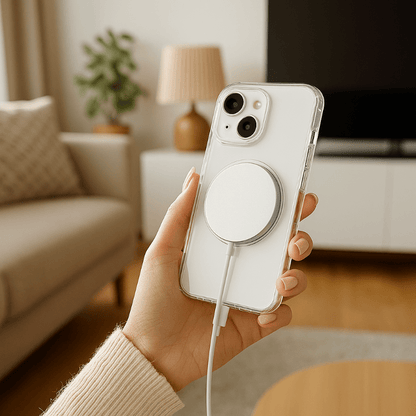 Skorter | CrystalMag – Clear MagSafe Compatible Case for iPhone 11-17 Series