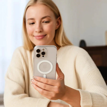 Skorter | CrystalMag – Clear MagSafe Compatible Case for iPhone 11-17 Series