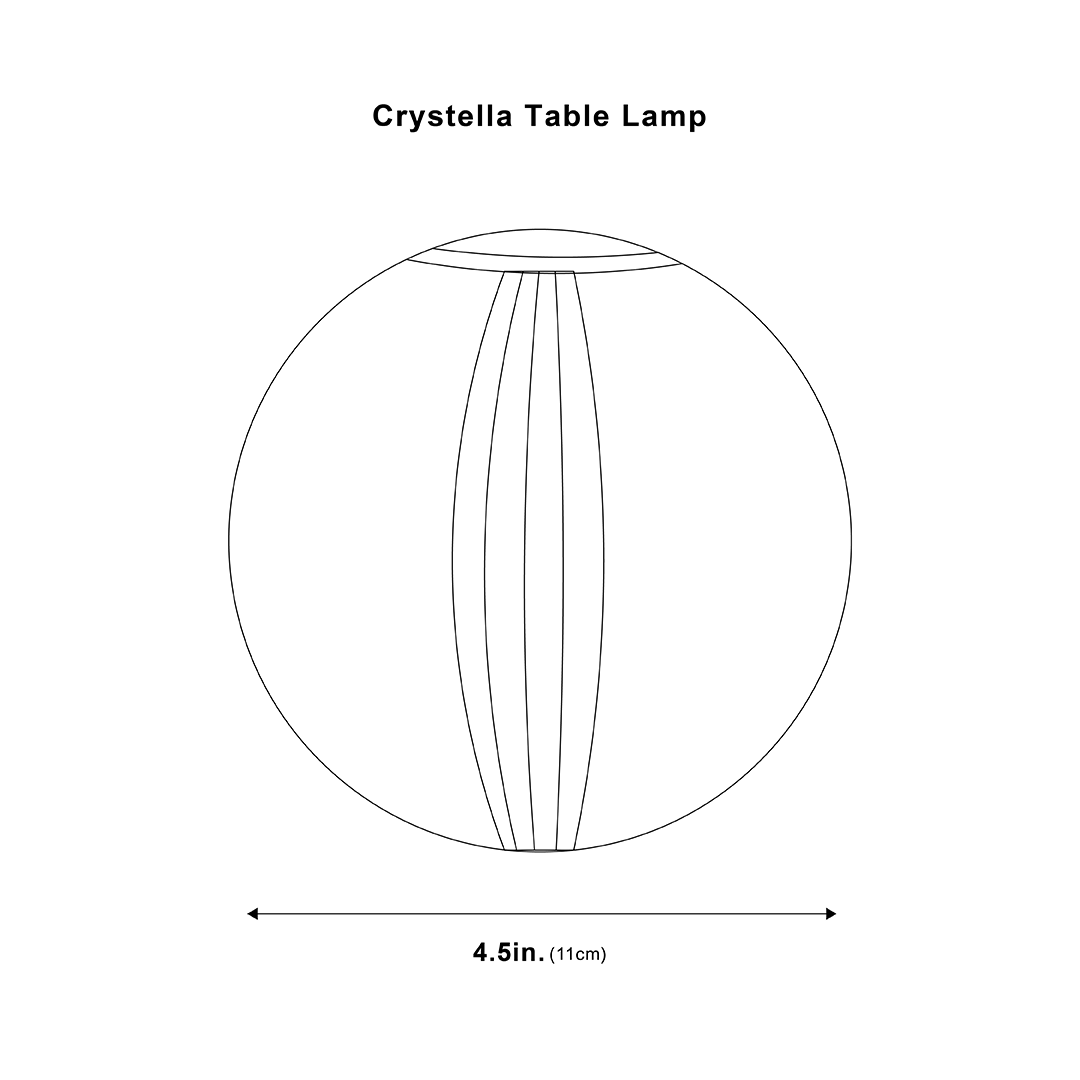 Crystella Table Lamp - SKØRTER