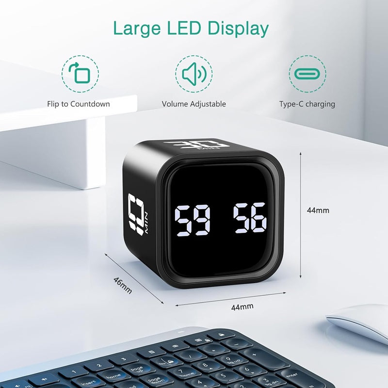 Skorter | Smart Cube Timer with Gravity Sensing and LED Display