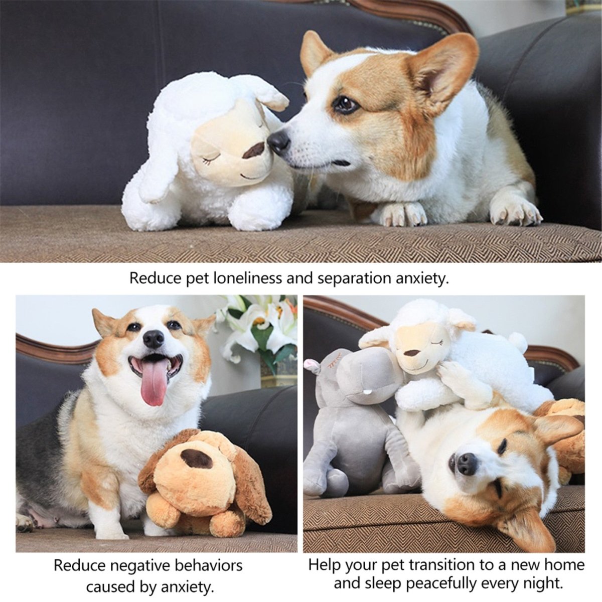 Skorter | CUDDLEPUP – Plush Puppy Toy with Heartbeat Simulator for Comfort & Calm