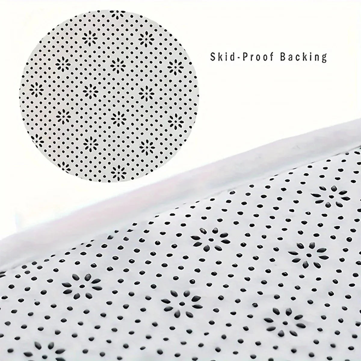 Skorter | Curved Bathroom Mat - Thick Absorbent Non-Slip Bath Mat for Bathroom Safety