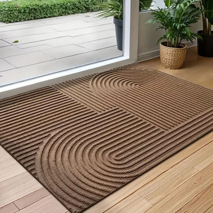 Skorter | CURVIMAT – Absorbent Curved-Line Mat for Modern Entryways