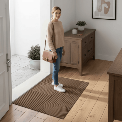 Skorter | CURVIMAT – Absorbent Curved-Line Mat for Modern Entryways