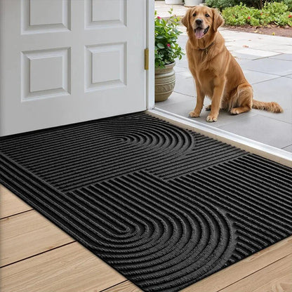 Skorter | CURVIMAT – Absorbent Curved-Line Mat for Modern Entryways