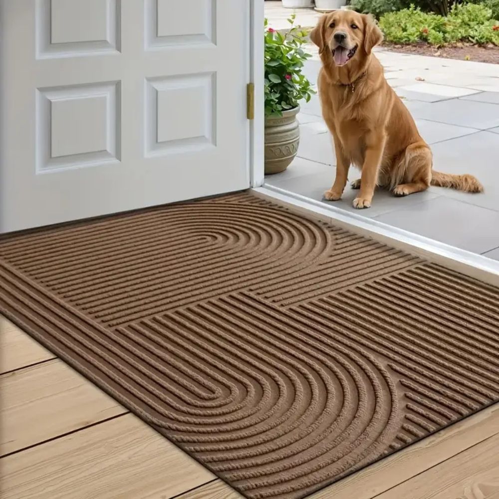 Skorter | CURVIMAT – Absorbent Curved-Line Mat for Modern Entryways