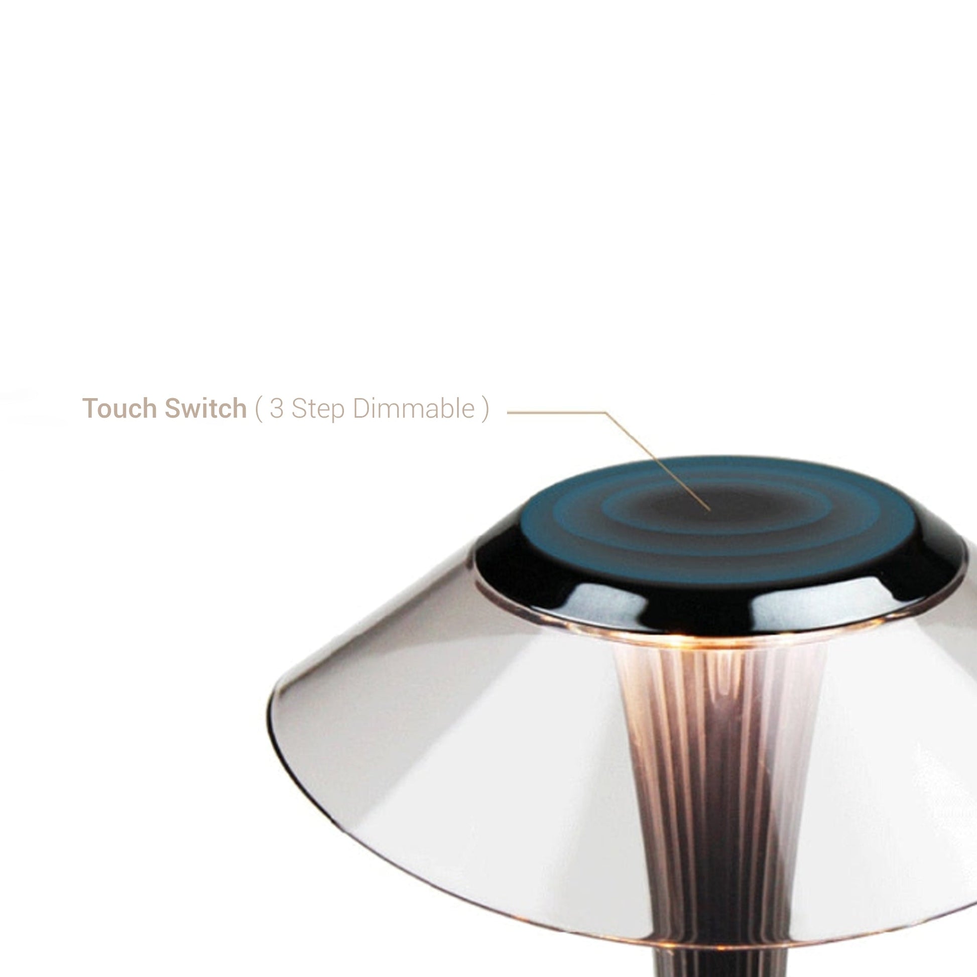 Curvy Mushroom Top Table Lamp - SKØRTER