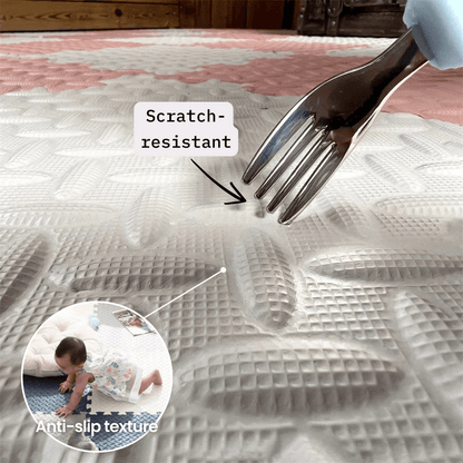 Skorter | Cushioplay Baby Mat – Soft Play Mat with 12 Puzzle Pieces – Shock-Absorbing and Non-Toxic for Crawling and Playtime