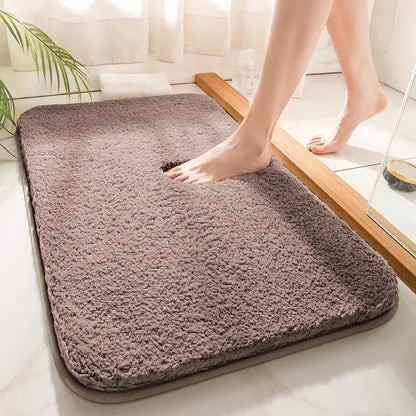 Skorter | CUSHLY – Extra Thick Microfiber Bath Mat with Non-Slip Backing