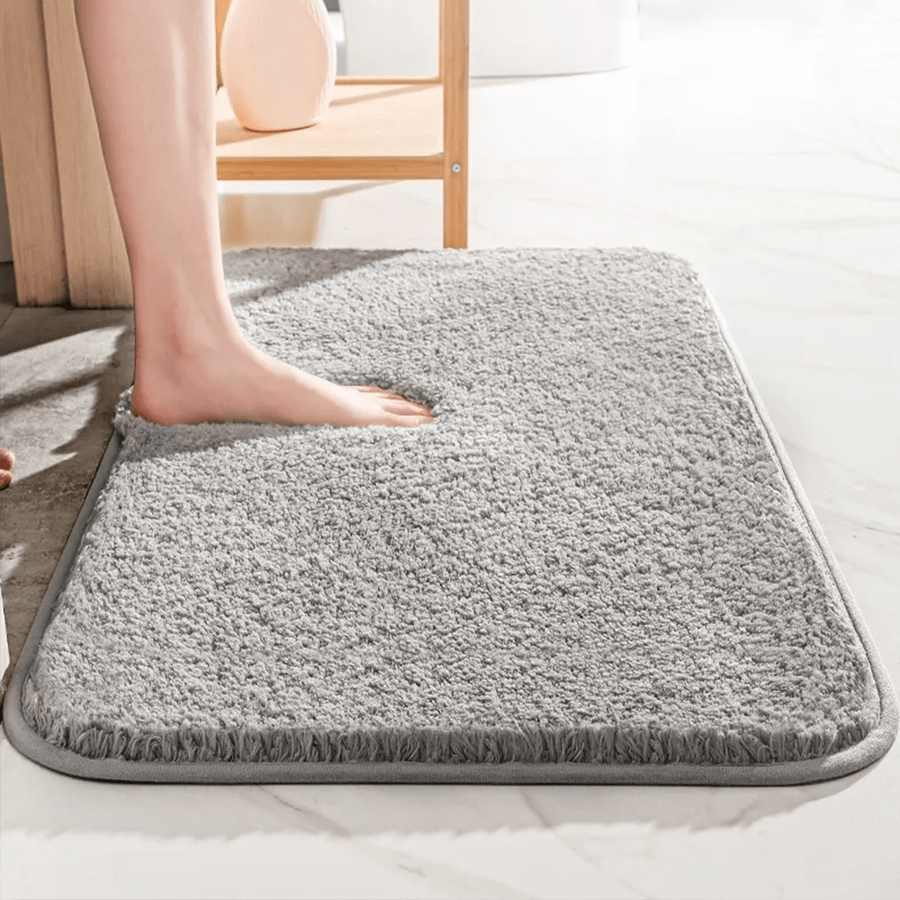 Skorter | CUSHLY – Extra Thick Microfiber Bath Mat with Non-Slip Backing