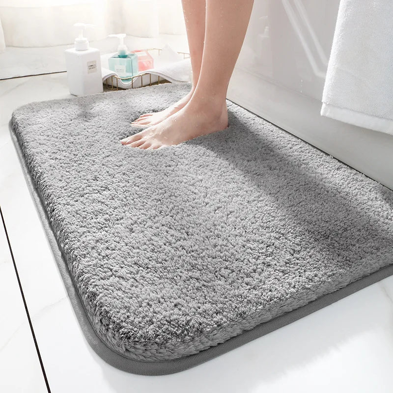 Skorter | CUSHLY – Extra Thick Microfiber Bath Mat with Non-Slip Backing