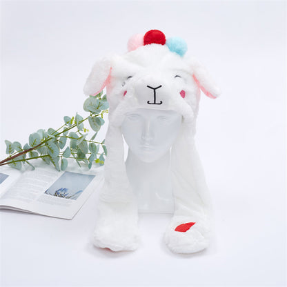 Skorter | BunnyBounce Plush Hat with Moving Ears for Kids & Adults