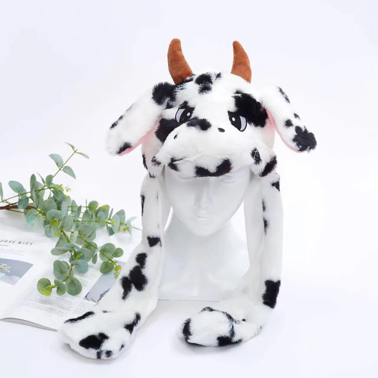 Skorter | BunnyBounce Plush Hat with Moving Ears for Kids & Adults