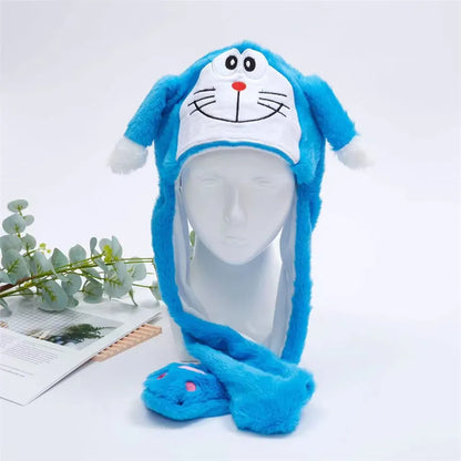 Skorter | BunnyBounce Plush Hat with Moving Ears for Kids & Adults