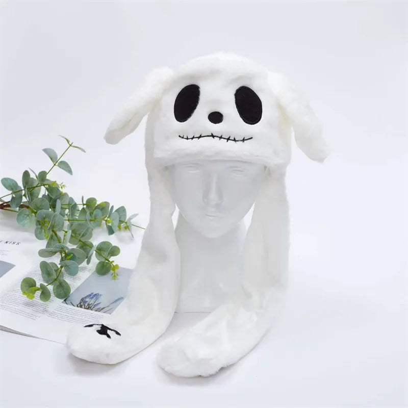 Skorter | BunnyBounce Plush Hat with Moving Ears for Kids & Adults