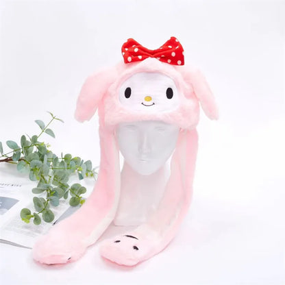Skorter | BunnyBounce Plush Hat with Moving Ears for Kids & Adults