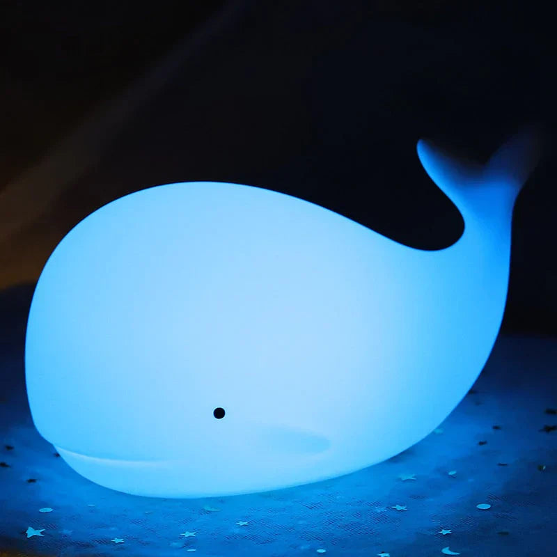 Skorter | Cute Whale Night Light with Colour Change - GlowWhale