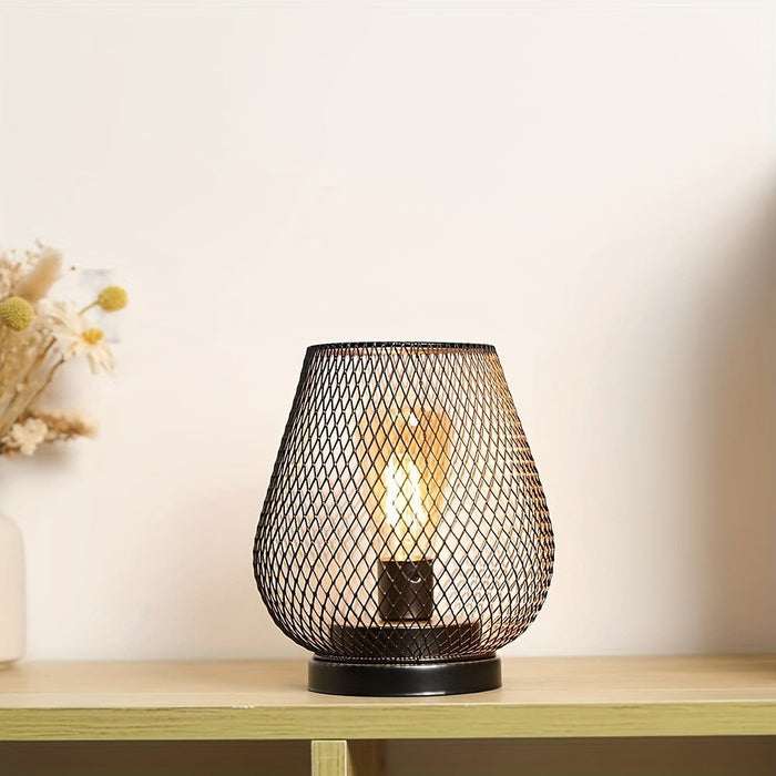 Skorter | AuroraMesh Table Lamp Set – Industrial Style with Warm Ambient Lighting