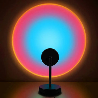 Skorter | l Stylish Retro Table Lamp with Sunset
