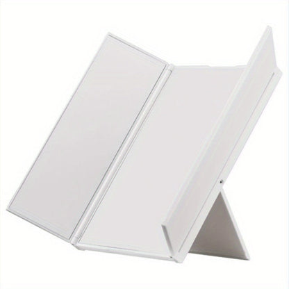Skorter | Tri-Fold LED Makeup Mirror – Portable Folding Trifold Mirror with Lighting