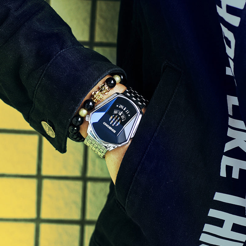 Skorter | Men's Diamond Style Quartz Watch