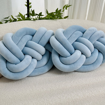 Skorter | 2 Pieces Button Ball Cushions - Soft Plush Cushions, Decorative Cushions for Bed, Sofa and Living Room