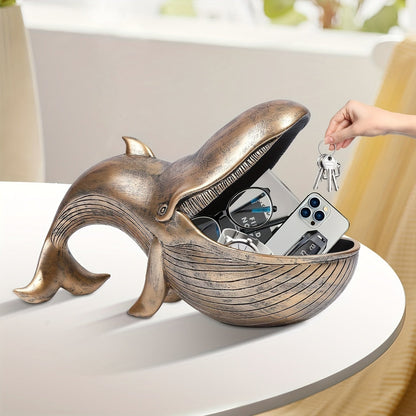 Skorter | WhaleDecor - Whale Sculpture Candy Plate & Storage Box