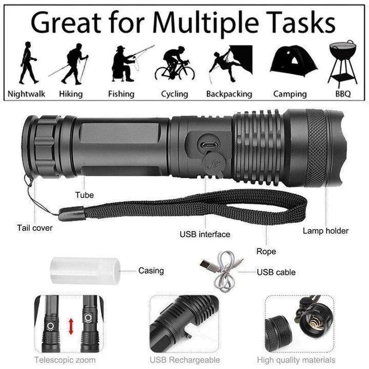 Skorter | 90000 Lumens LED Torches – The Best Flashlight for Any Adventure