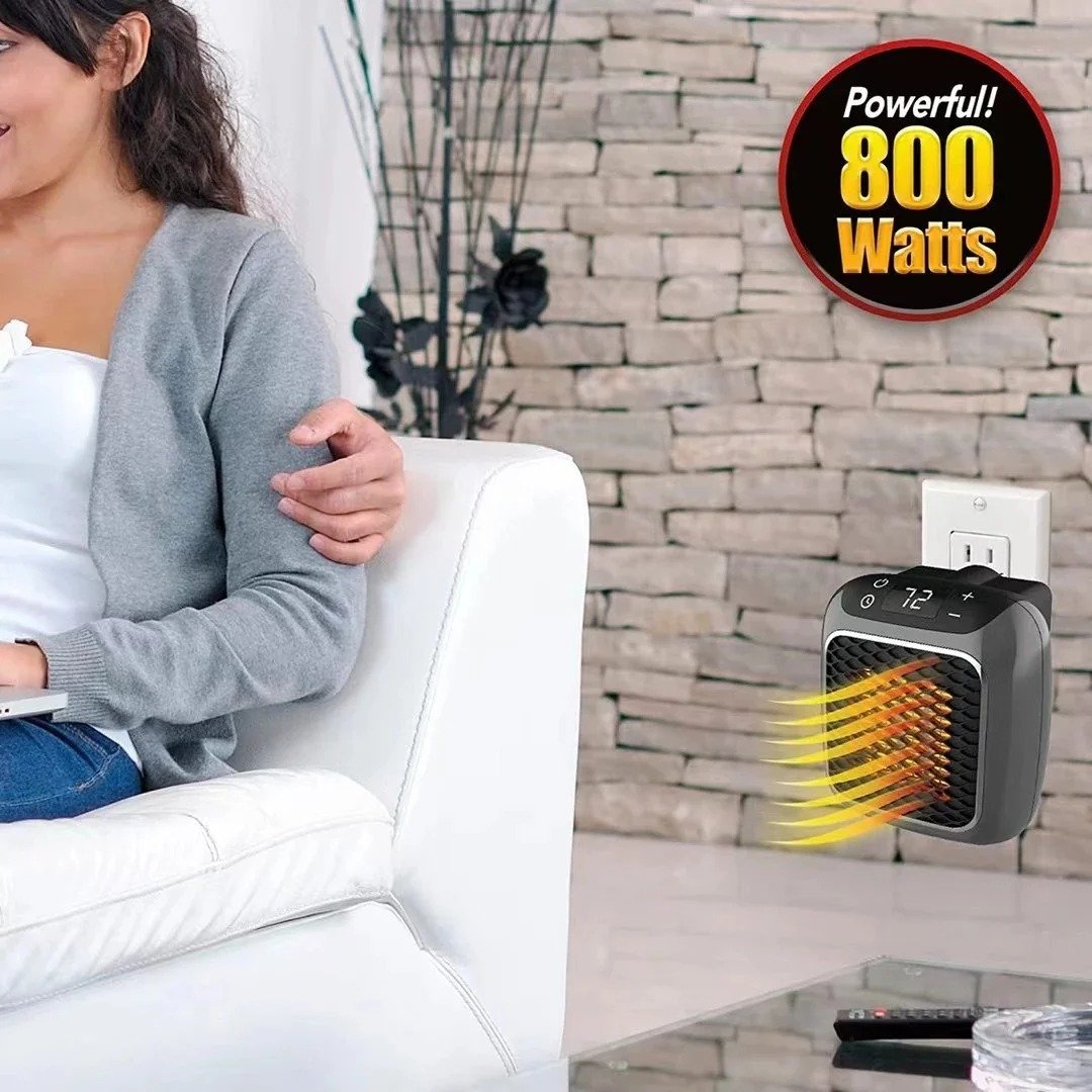 Skorter | 800W Mini Portable Electric Heater – Efficient Ceramic Heater for Quick Home Warmth