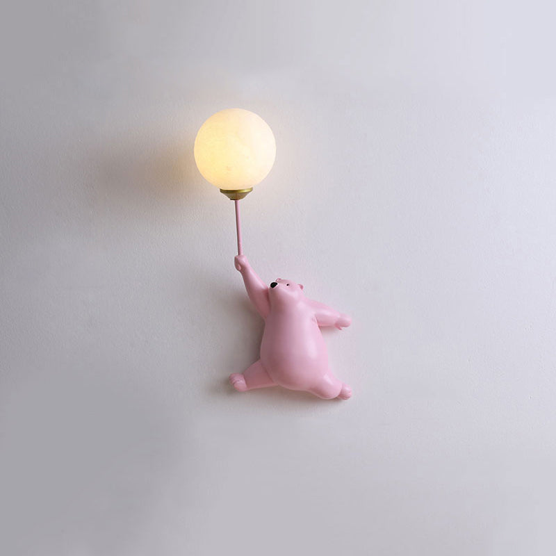 Skorter | Teddy LED Wall Lamp White/Blue/Pink