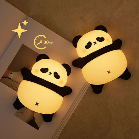 Skorter | SugarPanda - LED Night Light, Silicone Rechargeable Sleep Lamp