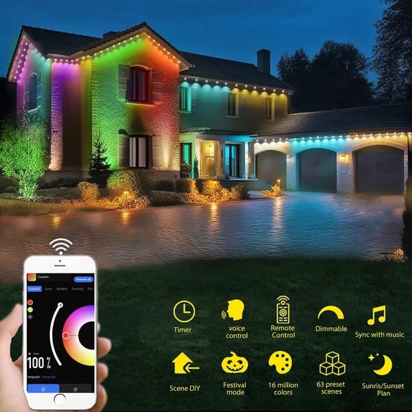 Skorter | Smart Rainbow LED Permanent Outdoor Light