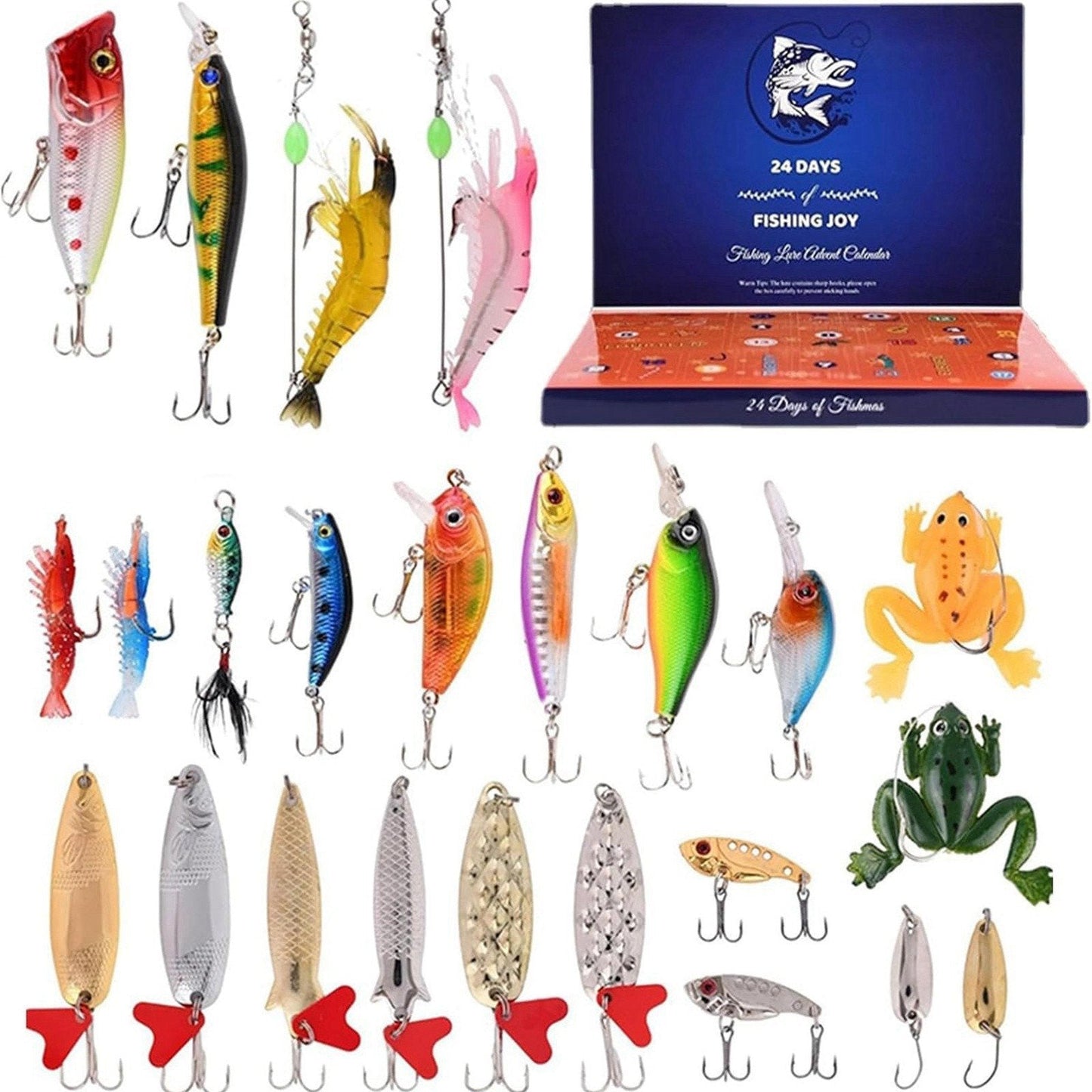 Skorter | 24 Days Christmas Countdown Fish Tackle Set