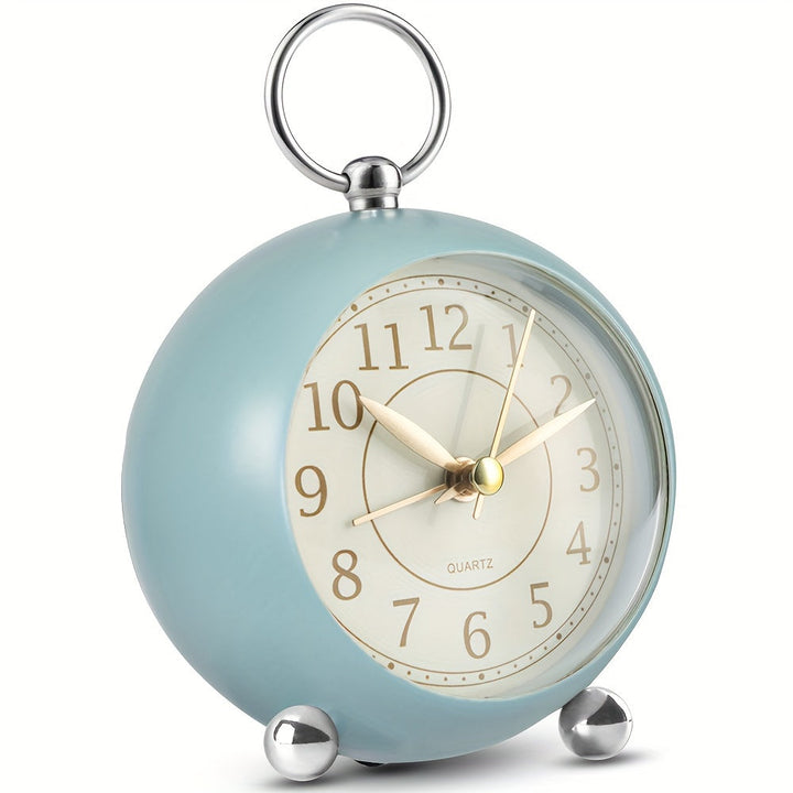 Skorter | RetroTime - Silent Analog Alarm Clock with Night Light