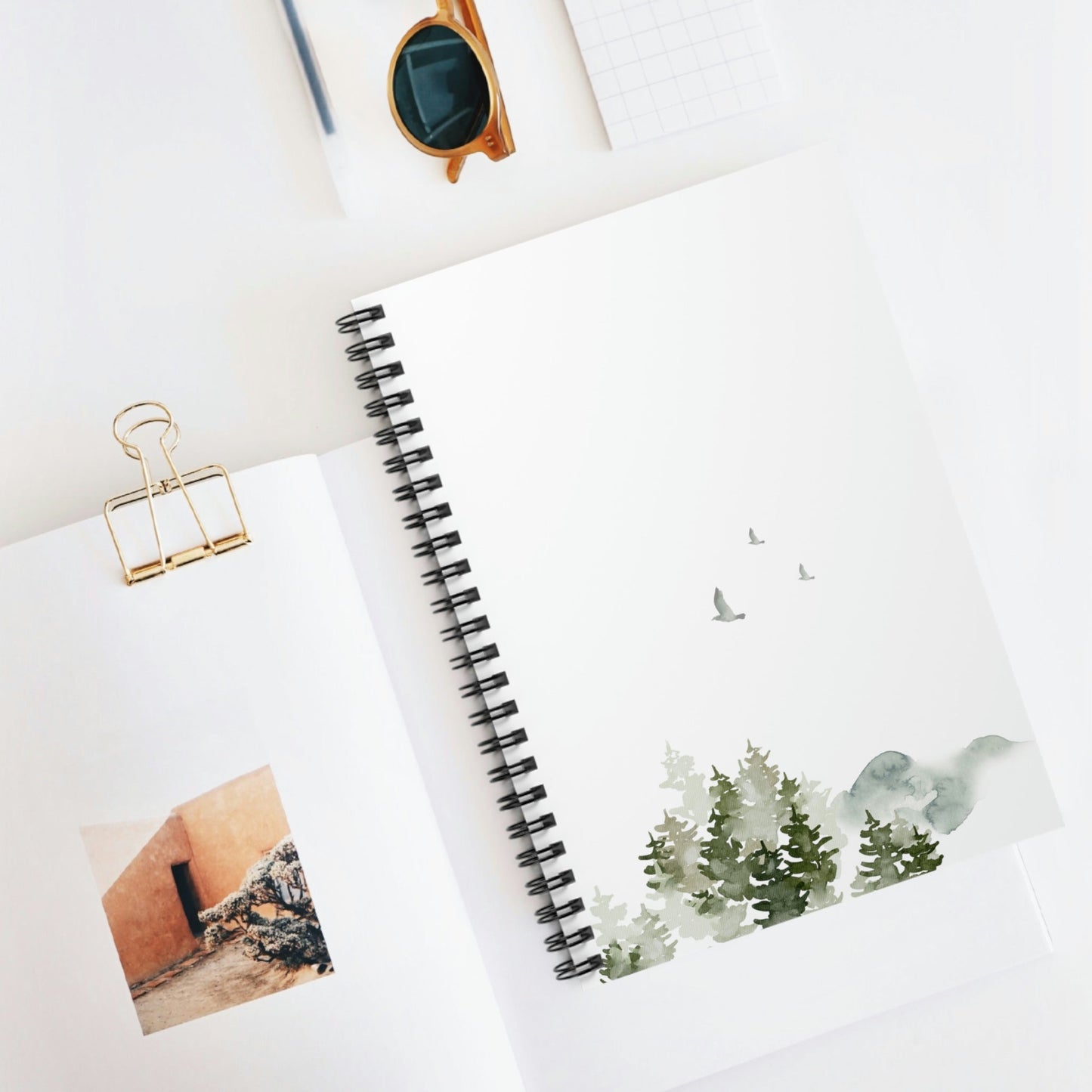 Skorter | and Nature Spiral Notebook