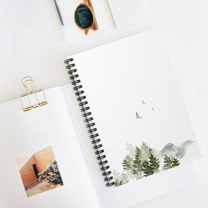 Skorter | and Nature Spiral Notebook