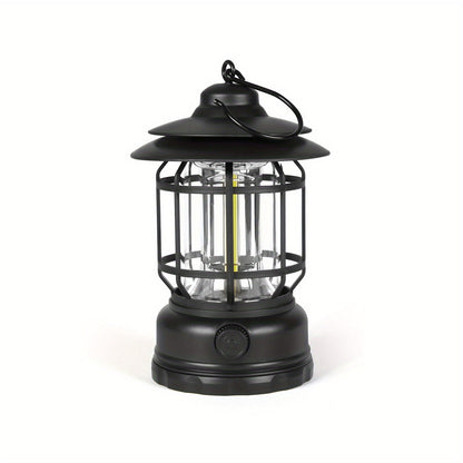 Skorter | RetroLight - Dimmable Outdoor Camping Lantern with USB, Rechargeable LED Lighting