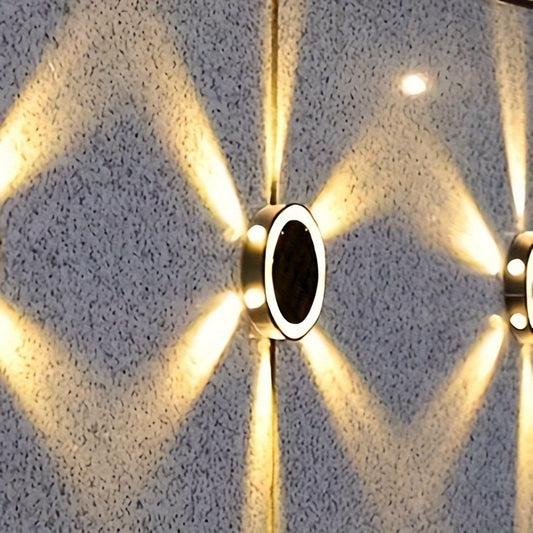 Skorter | SolarLicht - 6 LED Outdoor Lighting, Solar Energy Outdoor Lighting for Path, Garden and Patio
